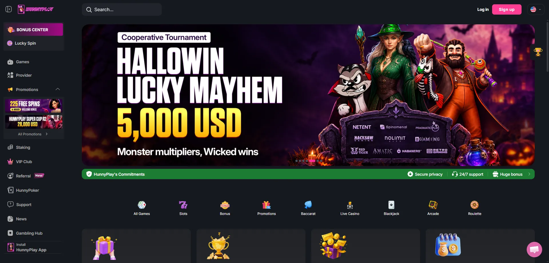 Hunnyplay Casino supported platforms overview for mobile players